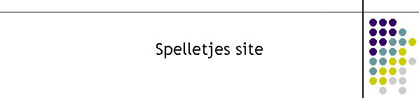 Spelletjes site